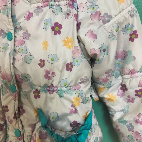 Kiko Girls 2-Piece Winter Coat & Snow Bib Set Size 4 - Picture 5 of 12